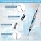 A2Z Scilab Hollow Handle Sickle Scaler U31/32 Blue Titanium Double Ended Stainless Steel Dental Tool A2Z-ZR937 - alternate 7